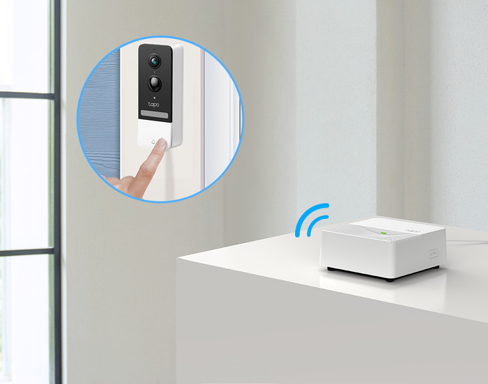 TP-Link Tapo H200 Smart Hub product in use