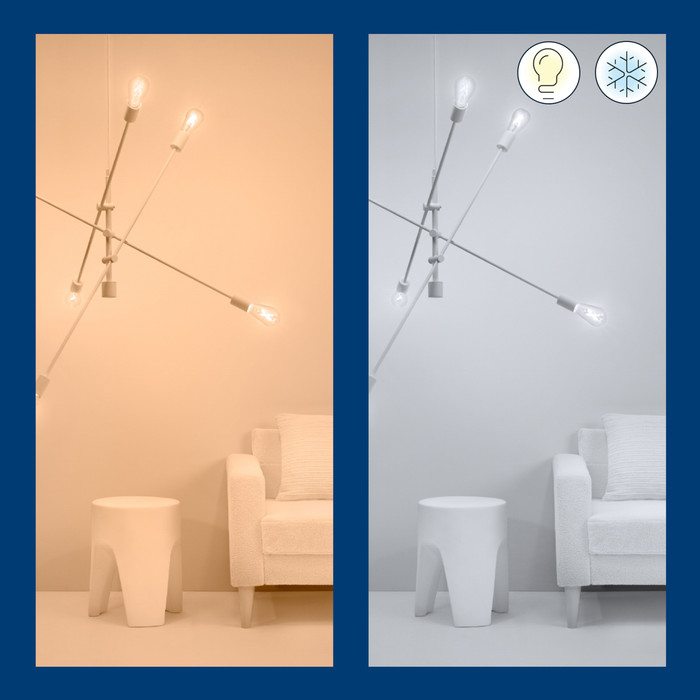 WiZ Edison Filamentlampe Doppelpack - Warmes bis kaltweißes Licht - E27 visueller lieferant