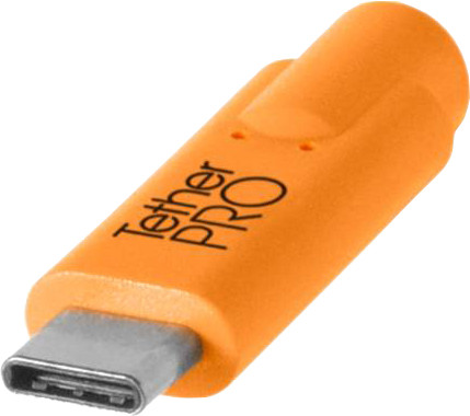 Tether Tools TetherPro USB-C to USB 3.0 USB Orange front