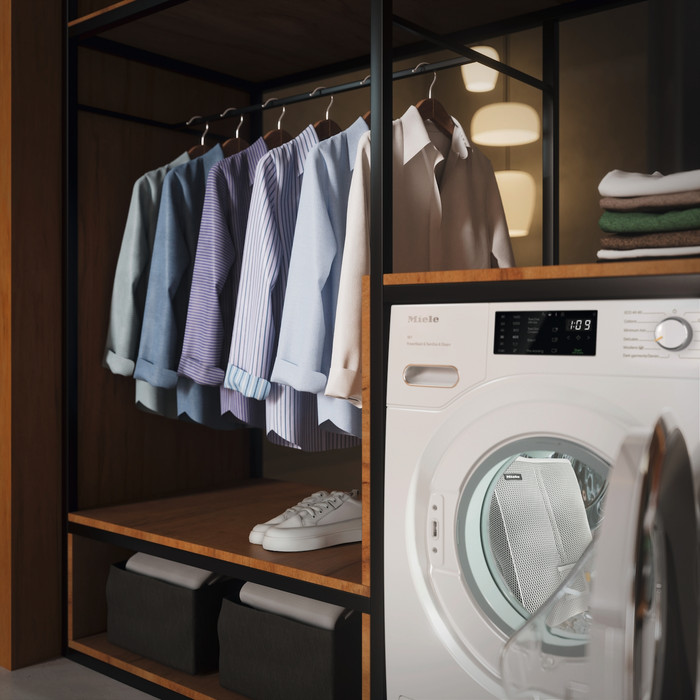 Miele SneakerWash Schuhwaschbeutel produkt in gebrauch