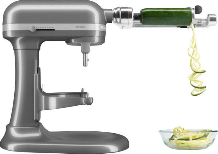 KitchenAid Artisan Bowl-Lift 5KSM70SHXEMS Medaillon-Silber produkt in gebrauch