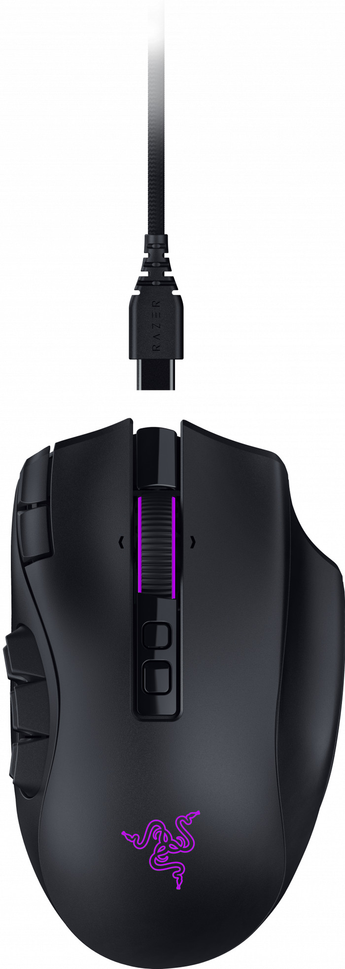 Razer Naga V3 Pro Kabellose Gaming-Maus oberseite