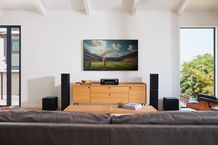 Denon AVR-X1800H Black product in use