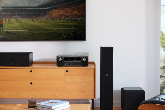 Denon AVR-X1800H DAB Schwarz produkt in gebrauch