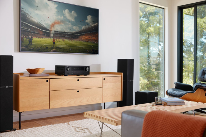 Denon AVR-X1800H DAB Schwarz produkt in gebrauch