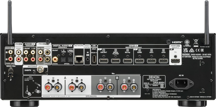 Denon DRA-900H Black back