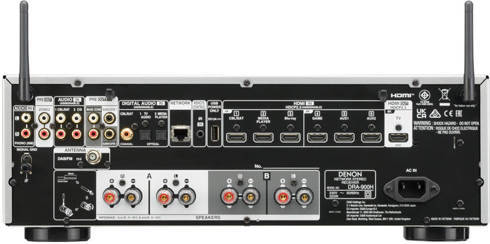 Denon DRA-900H Silver back