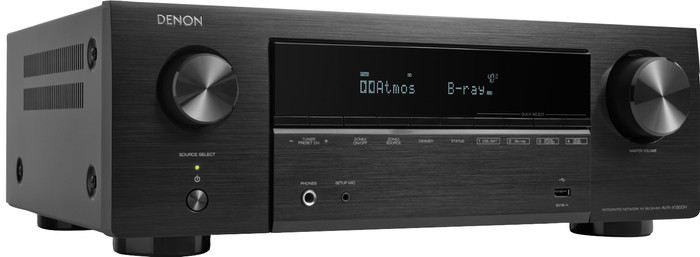 Denon AVR-X1800H Black right side