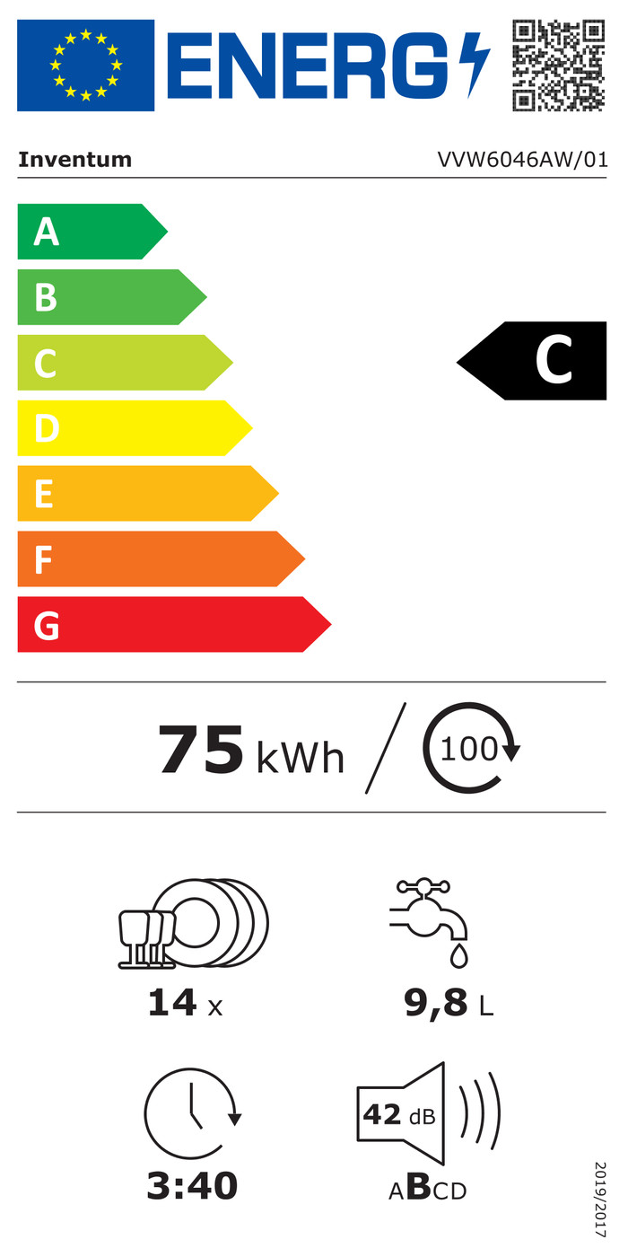 Inventum VVW6046AW energy label