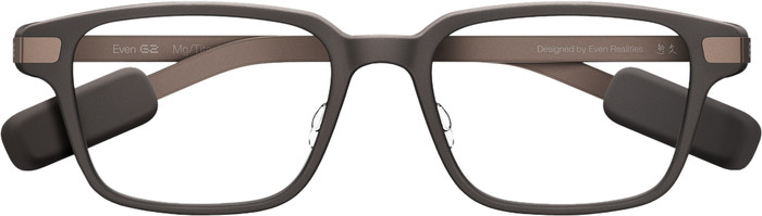 EvenRealities Even G2B Smart Glasses Braun Main Image