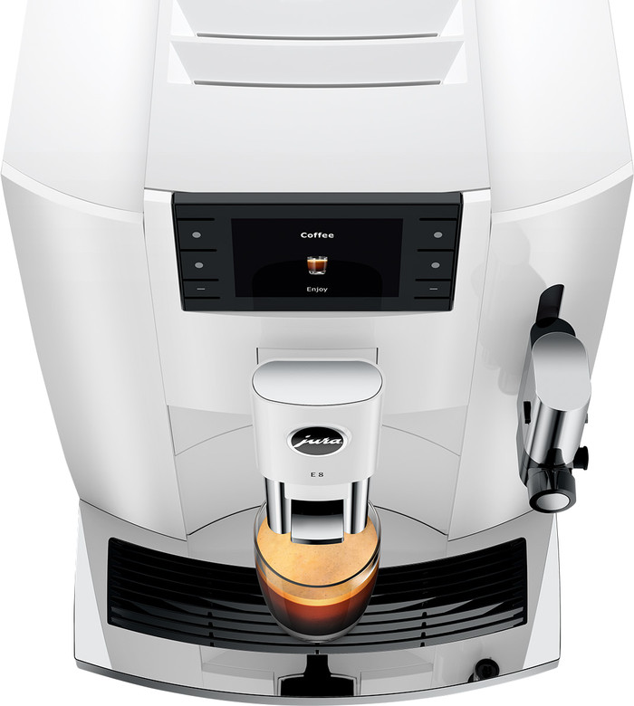 JURA E8 Piano White (EC) oberseite