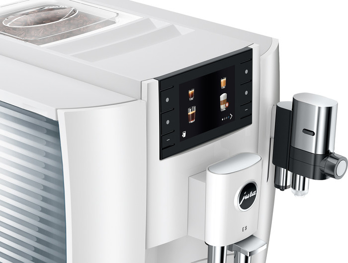 JURA E8 Piano White (EC) detail