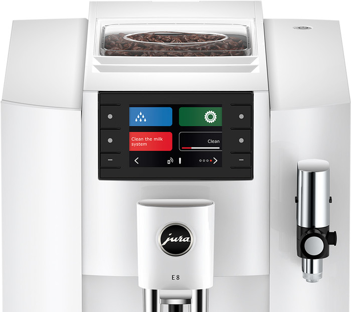 JURA E8 Piano White (EC) detail