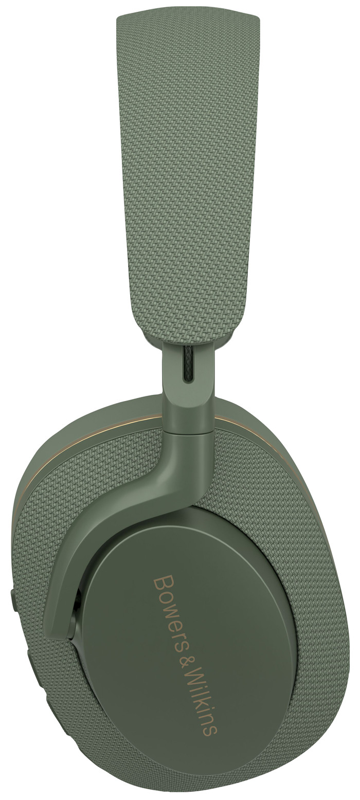 Bowers & Wilkins Px7 S2e Grün + BlueBuilt Power-Delivery-Ladegerät mit USB-C-Port 20 W Weiß linke seite