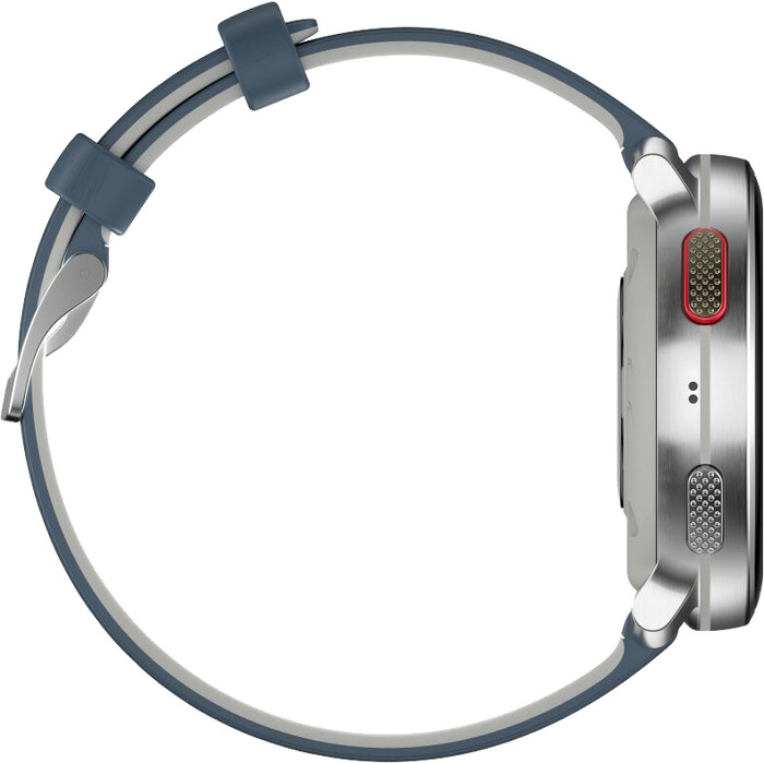 Polar Vantage V3 Silber/Blau linke seite