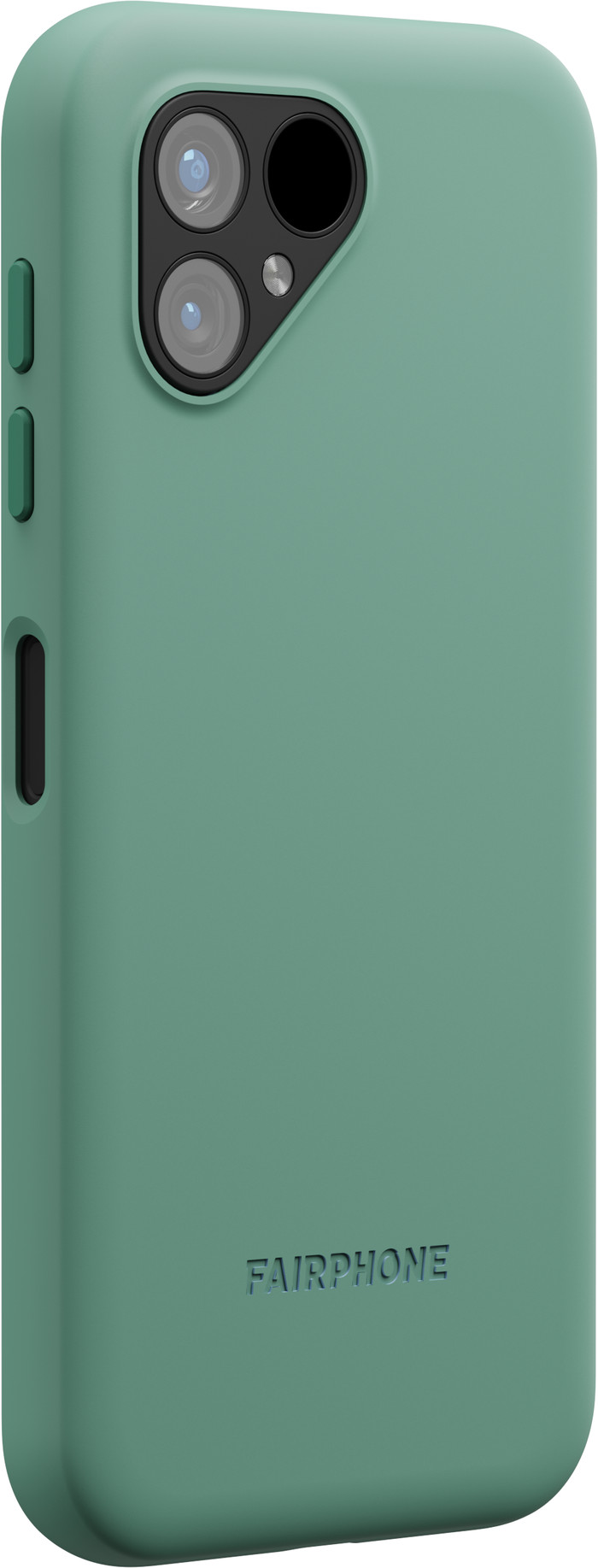 Fairphone 5 Protective Backcover Grün linke seite