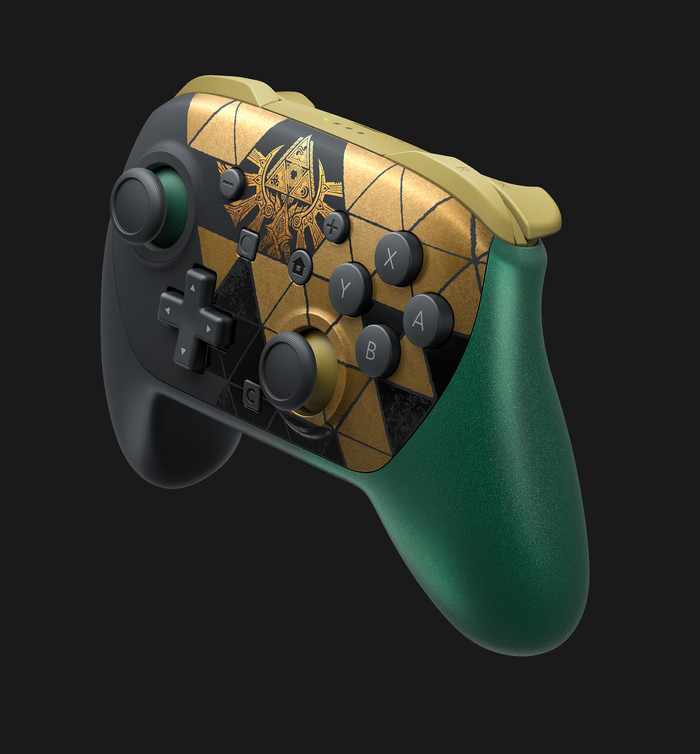 Nintendo Switch 2 Pro Controller The Legend of Zelda Edition zum 40. Jubiläum rechte seite