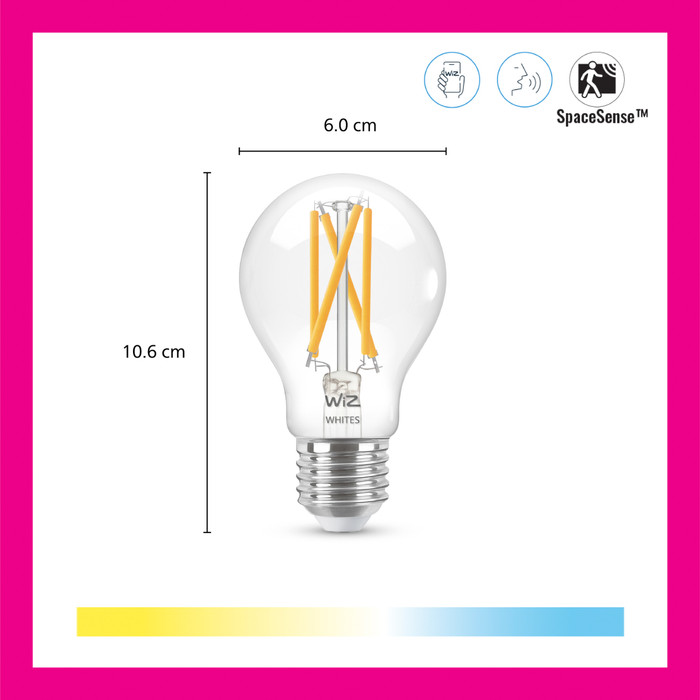 WiZ Smart Filament Light Standard 10-pack - Warm to Cool White Light - E27 visual supplier