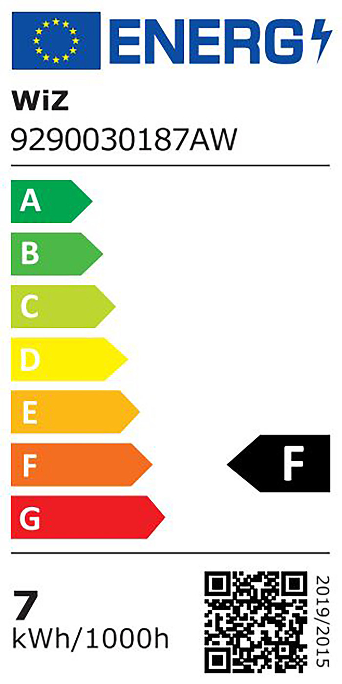 Wiz Smart Filament Light Edison 3-pack - Warm to Cool White Light - E27 energy label