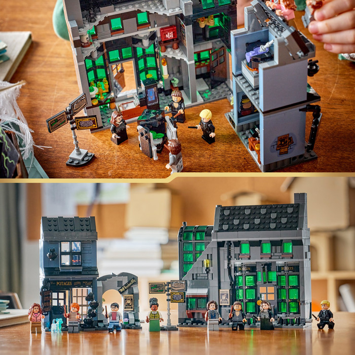 LEGO Harry Potter Zaubererläden in der Winkelgasse 76471 produkt in gebrauch