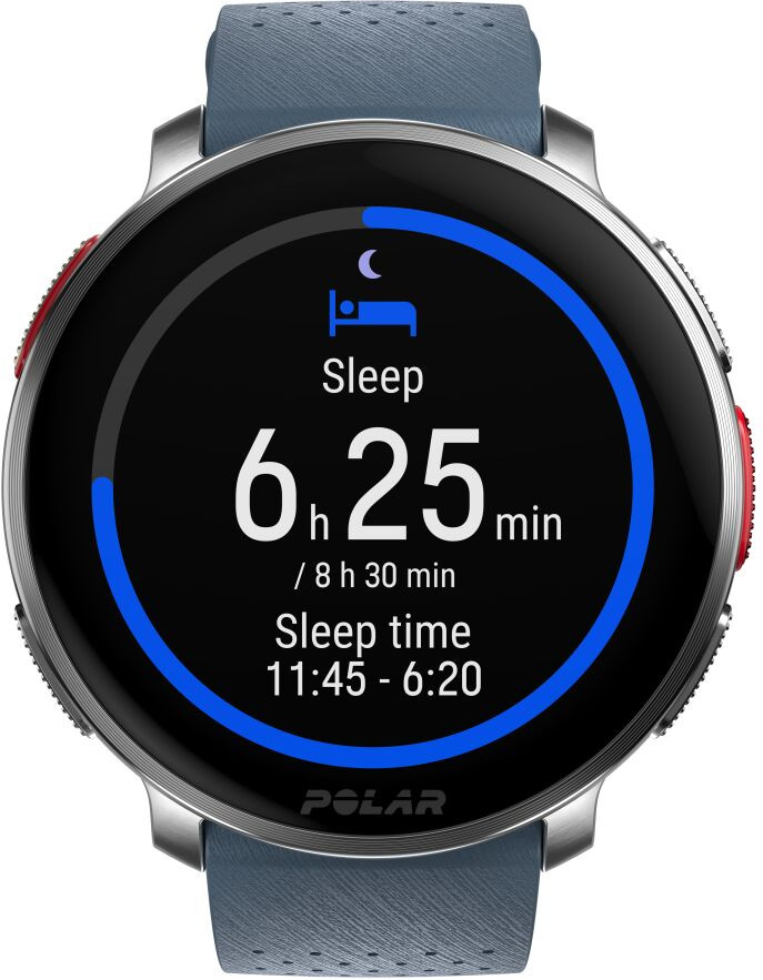 Polar Vantage V3 Silber/Blau vorne