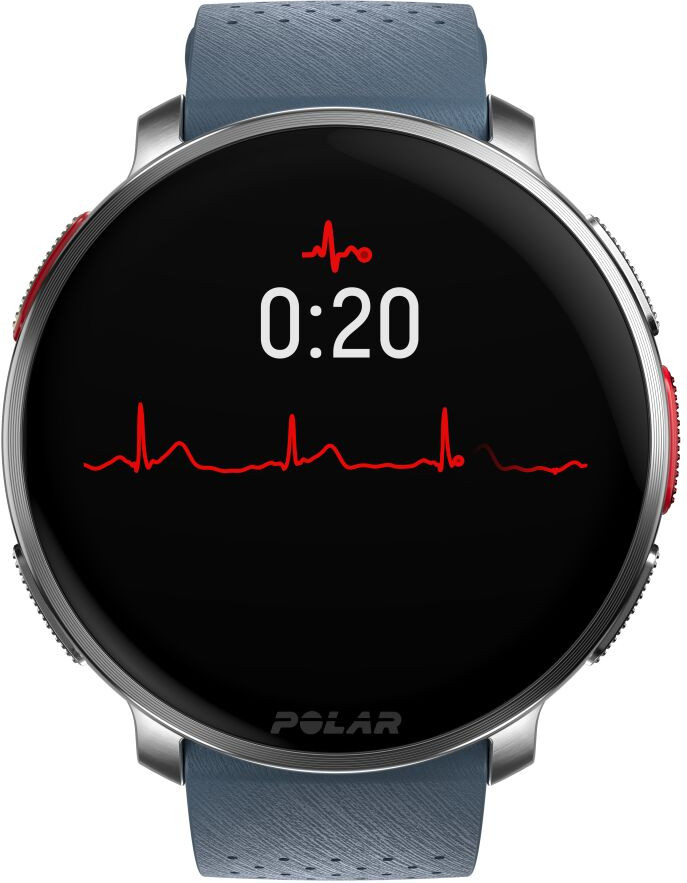 Polar Vantage V3 Silber/Blau vorne