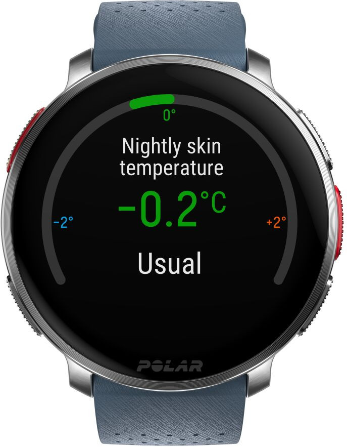 Polar Vantage V3 Silber/Blau vorne