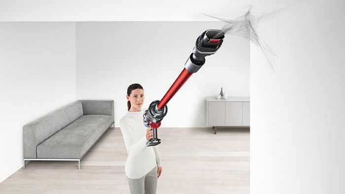 Dyson V11 Fluffy produkt in gebrauch