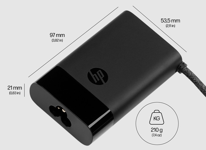 HP USB-C 65W Laptop-Ladegerät visueller lieferant
