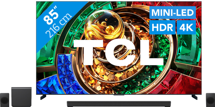 TCL RGB Mini-LED 85 Zoll RM9L (2026) + TCL Q95K Main Image