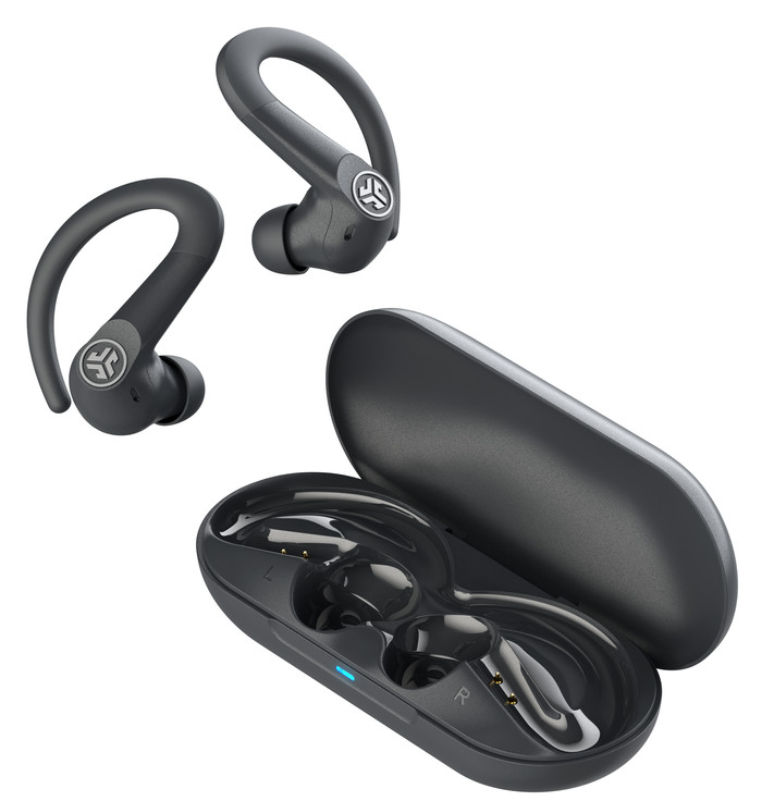 Jlab Go Sport ANC True Wireless Earbuds Gray right side