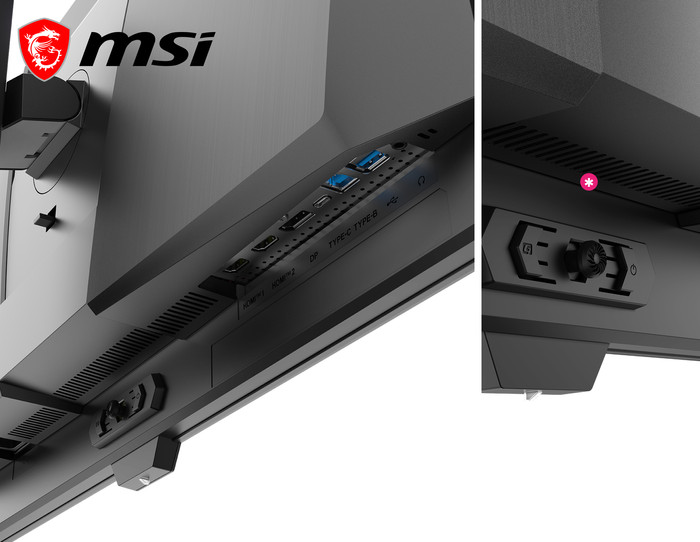 MSI MPG 322URDE X24 QD-OLED detail
