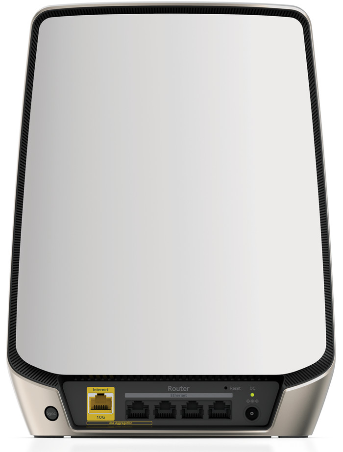 Netgear Orbi RBK860 Mesh Weiß Erweiterung rückseite