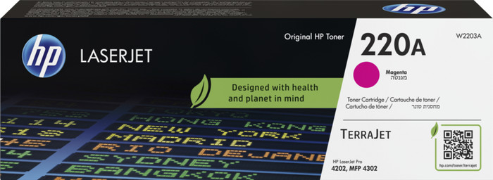 HP 220A LaserJet Toner Magenta Main Image