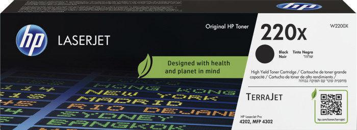 HP 220X LaserJet Toner Schwarz (Hohe Kapazität) Main Image