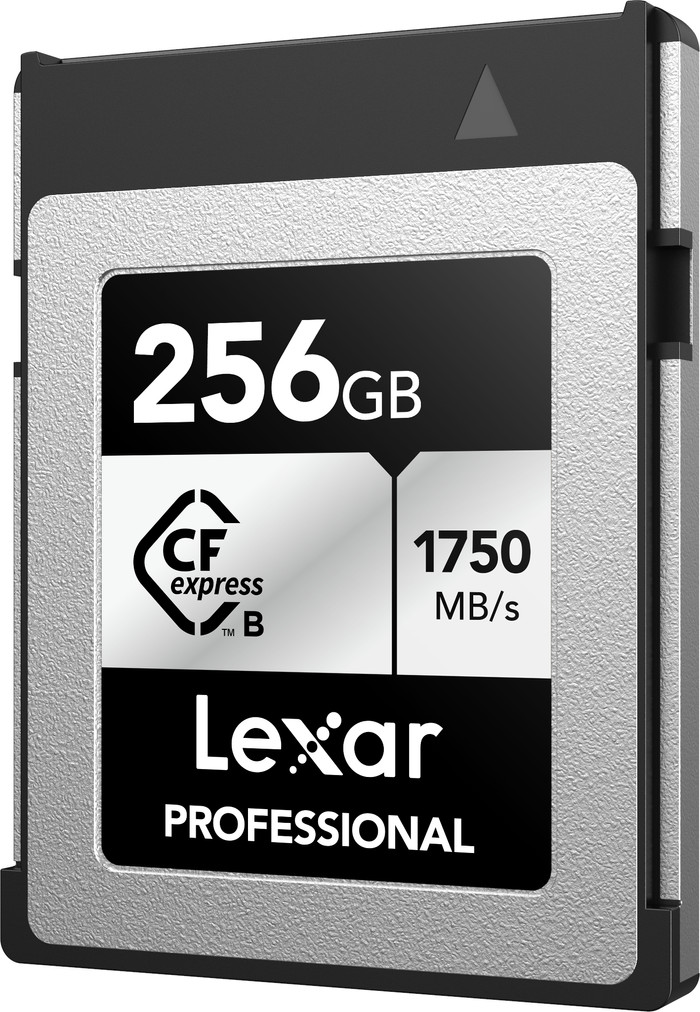 Lexar Professional SILVER 256GB CFexpress Type B right side