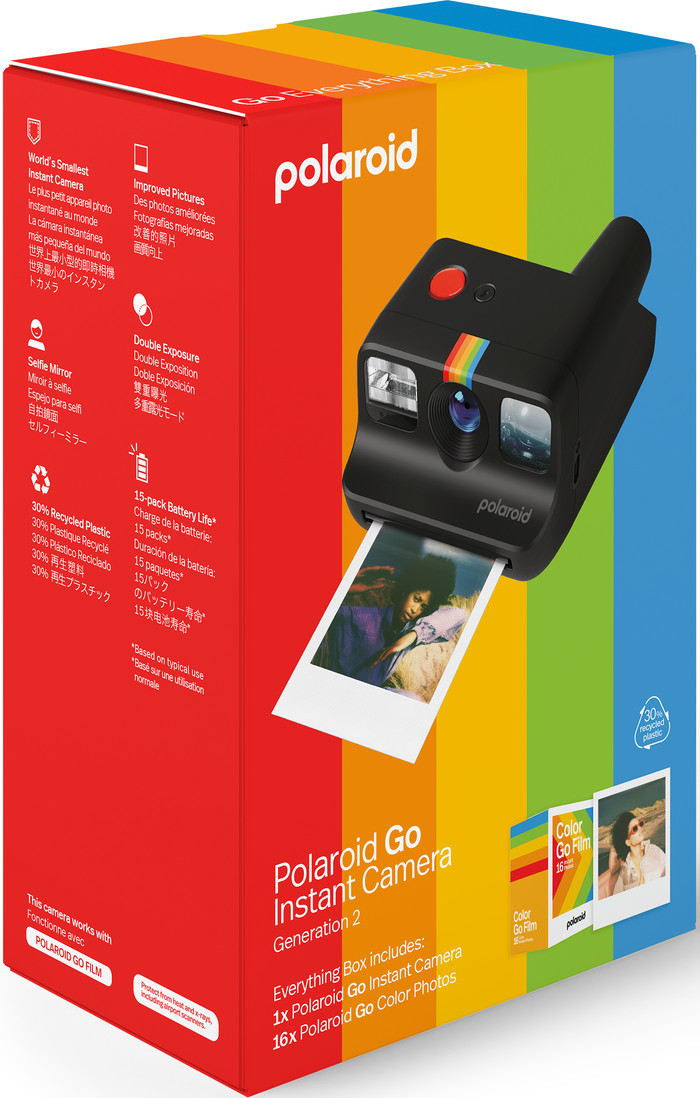 Polaroid Go 2 Everything Box Schwarz verpackung