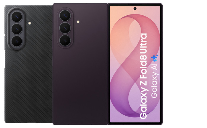 Samsung Galaxy Z Fold8 Ultra 256GB Lila 5G + Carbon Backcover mit Magnet Schwarz Main Image