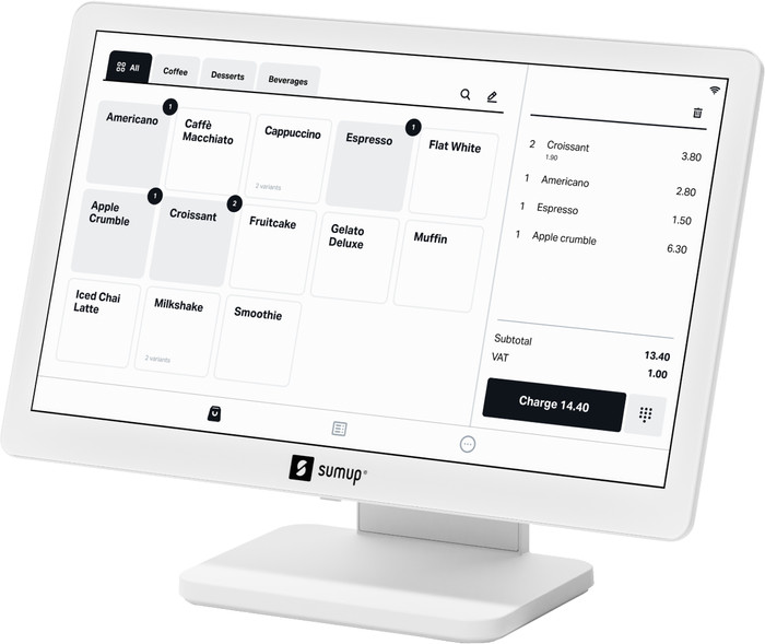 SumUp Point of Sale Lite + Solo Portable Card Reader front