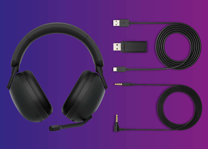 Sony Inzone H9 Gaming-Headset Schwarz PS4/5 und PC null