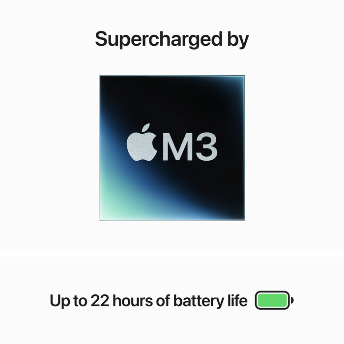 Apple MacBook Pro 14" (2023) M3 (8 Core CPU / 10 Core GPU) 18GB/1TB Silber QWERTZ visueller lieferant