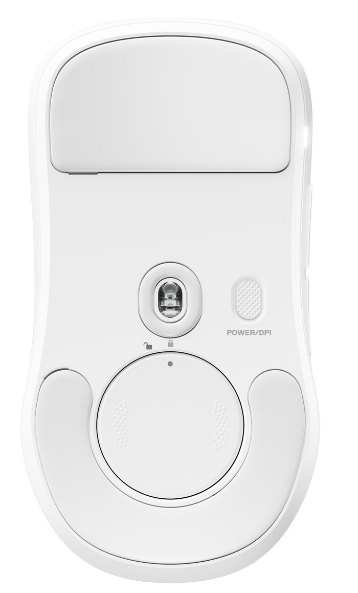 SteelSeries Sensei Pro WL Mini Wireless Gaming Mouse White bottom