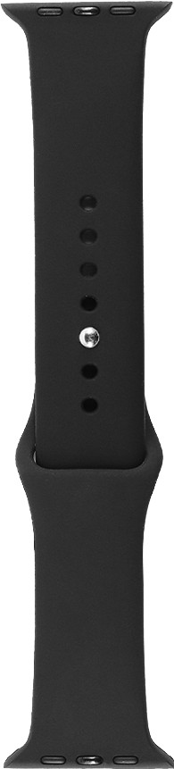 BlueBuilt Silikonarmband Schwarz für Apple Watch 44/45/46 mm Main Image