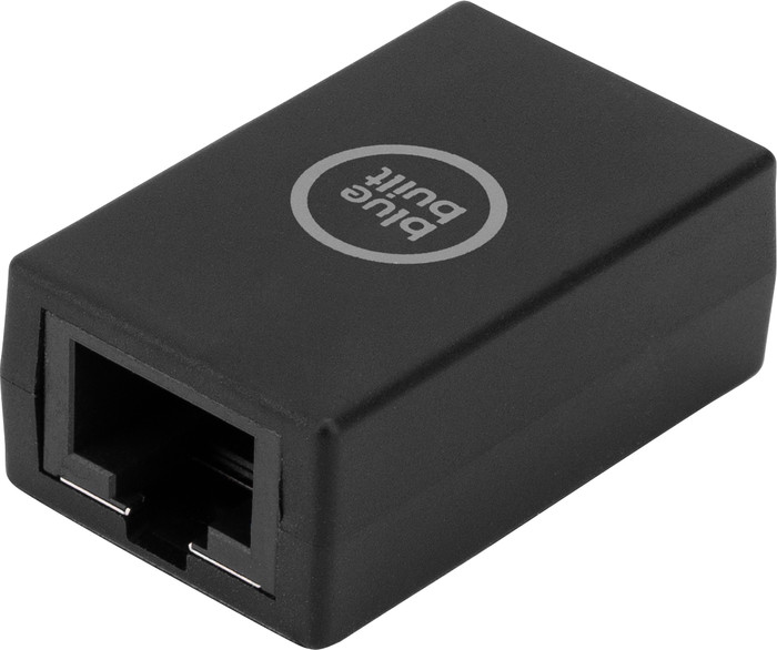 BlueBuilt RJ45 CAT6 Verbindungsstück Schwarz vorne