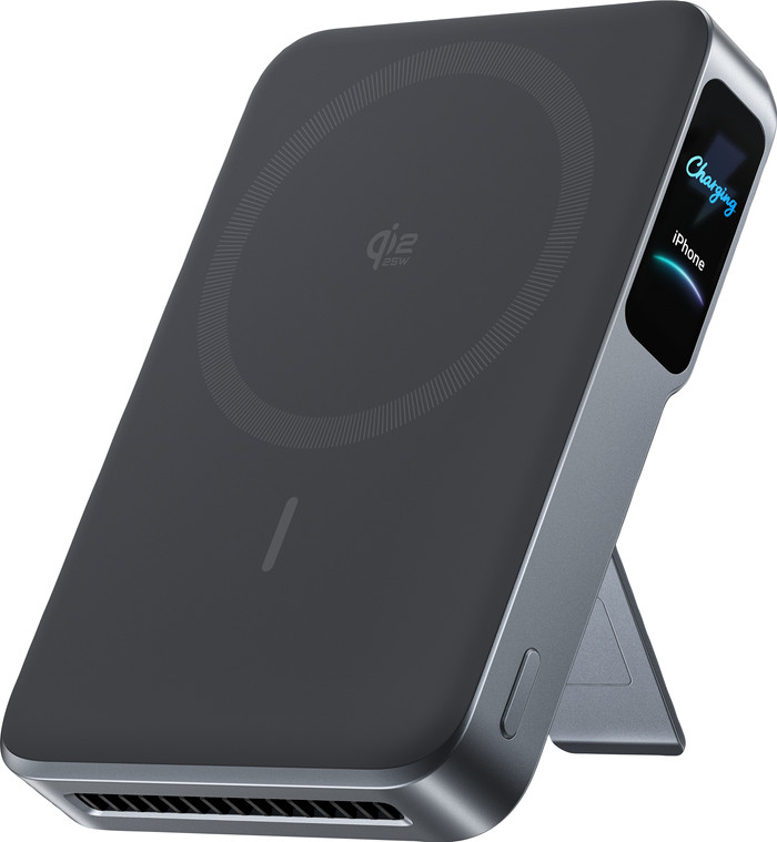 Anker Wireless Power Bank 10,000 mAh with MagSafe and Qi2 25W Gray Main Image