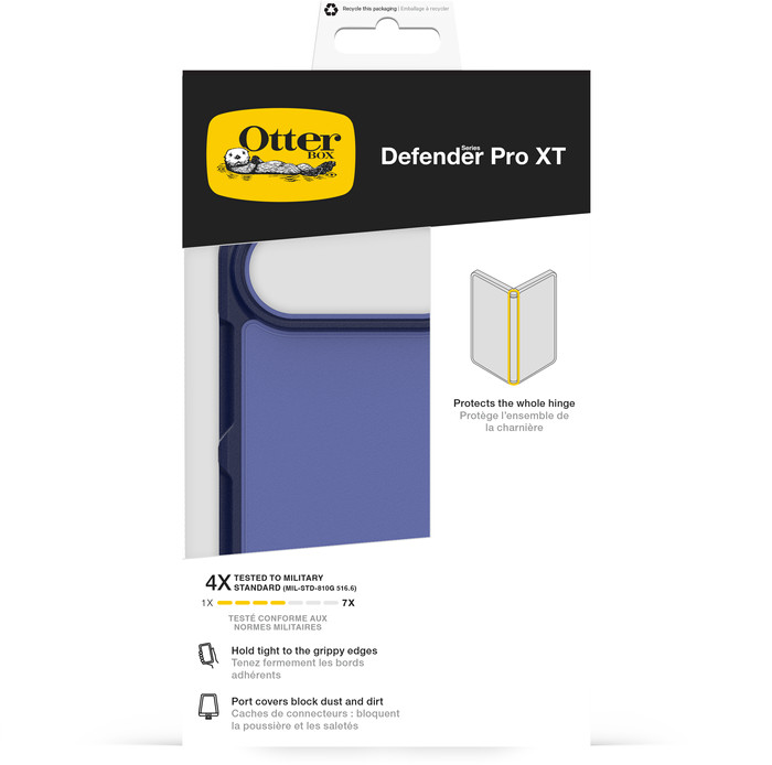Otterbox Defender iPhone Duo Full Body Case mit MagSafe Blau verpackung