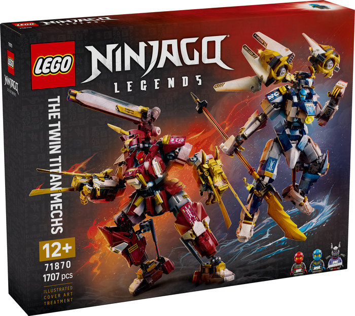 LEGO Ninjago Die Zwillings-Titanmechs 71870 verpackung