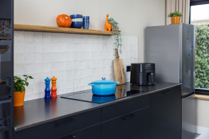 Veripart Heißluftfritteuse XXL + Zubehörset produkt in gebrauch