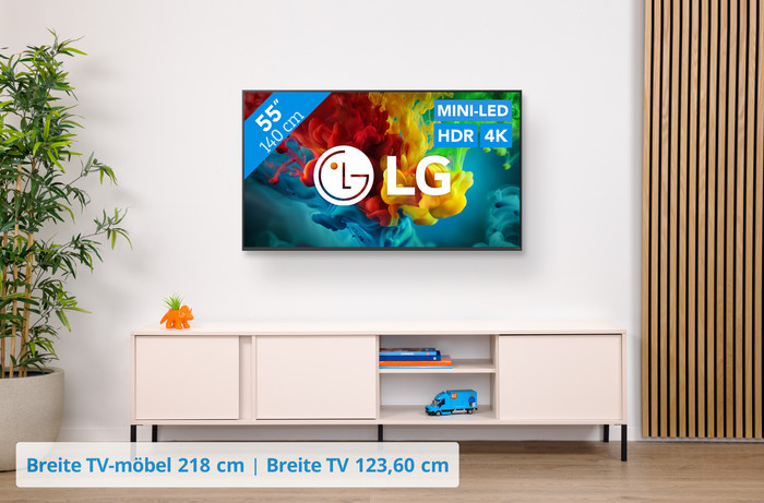 LG 55 Zoll QNED83 Mini-LED 4K (2026) visuelles Coolblue 1