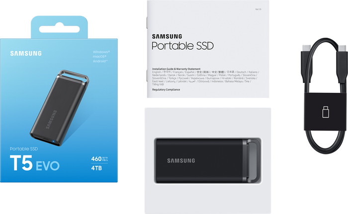 Samsung Portable SSD T5 EVO 4 TB zubehör